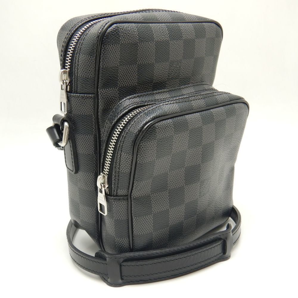 Louis Vuitton Damier Graphite Rem Shoulder Bag Black - Picture 2 of 8